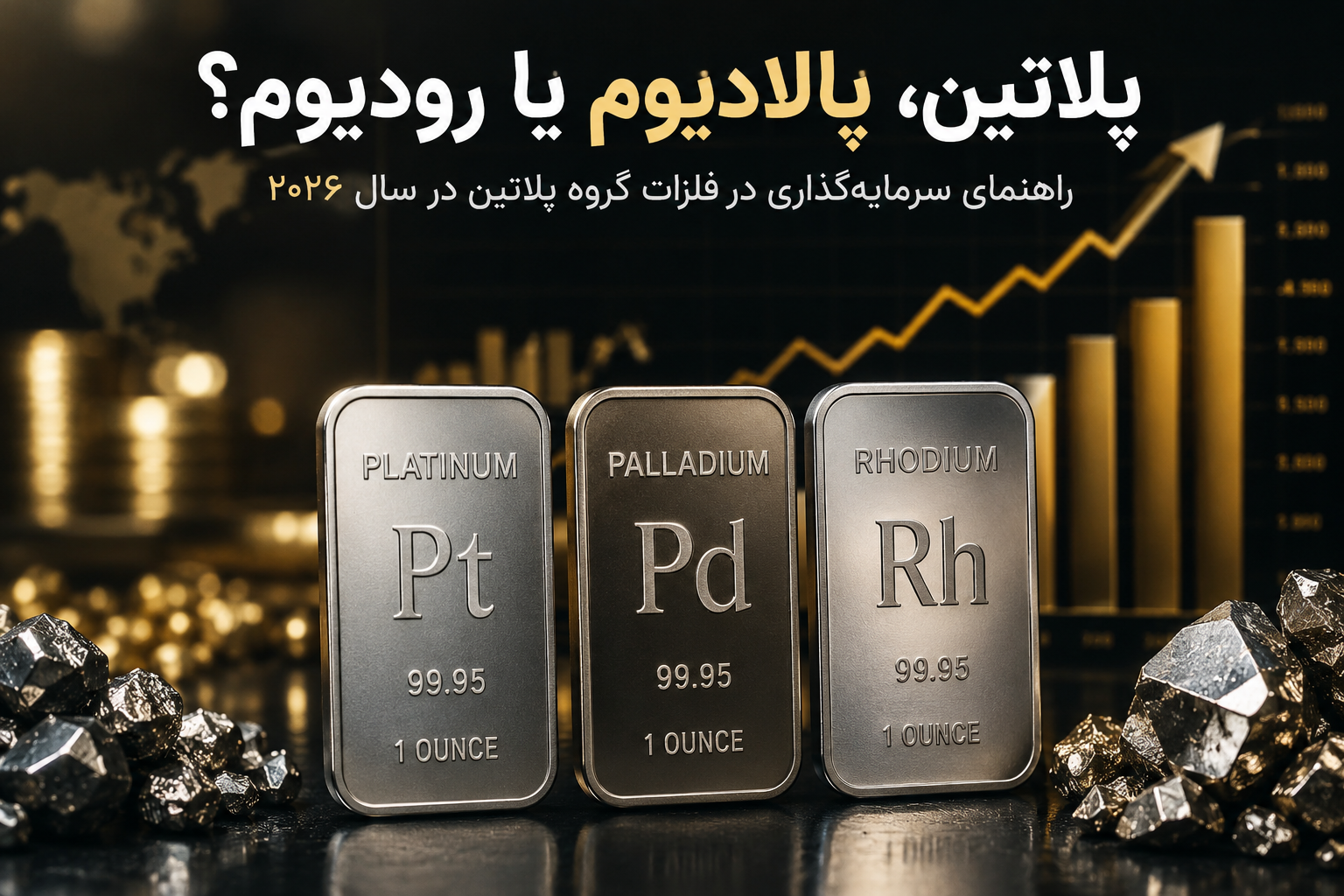 پلاتین، پالادیوم یا رودیوم؟