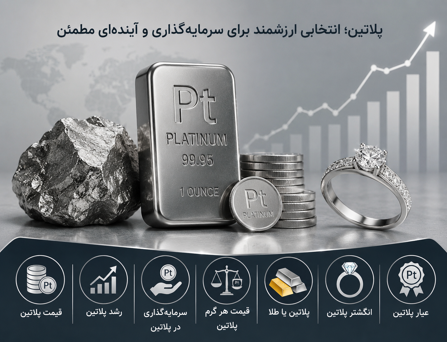 رشد پلاتین و صرفـهای سرمایهـگذاری در آن + قیمت امروز