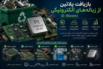 بازیافت پلاتین از زباله‌های الکترونیکی (E-Waste)